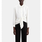 The Kooples - Chemise Manches Longues Nouee Drapee - Femme