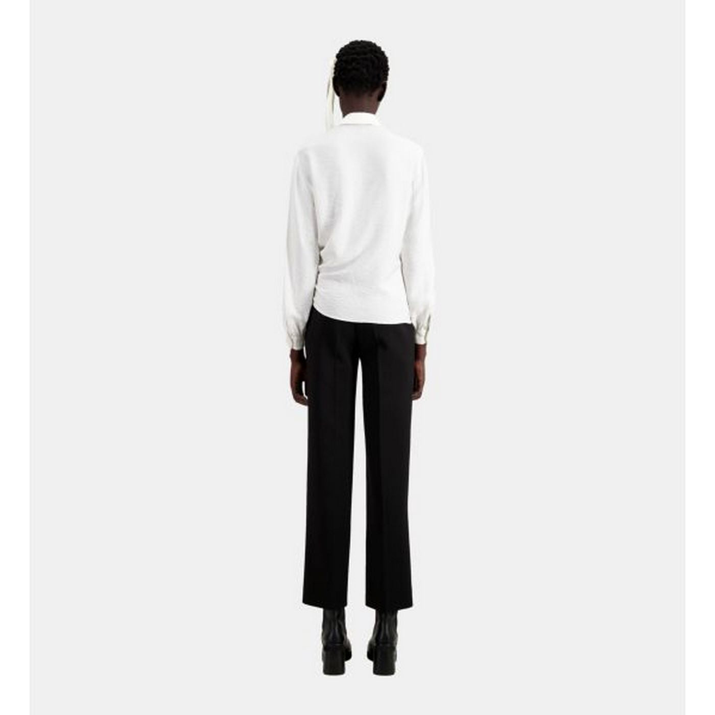 The Kooples - Chemise Manches Longues Nouee Drapee - Femme