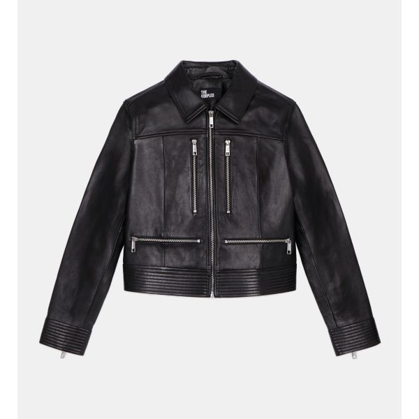 The Kooples - Blouson En Cuir Zippe