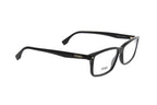 Luxury Eyewear – Gafas De Sol - Fendi, gafas graduadas negras, montura rectangular, patillas finas, vista frontal