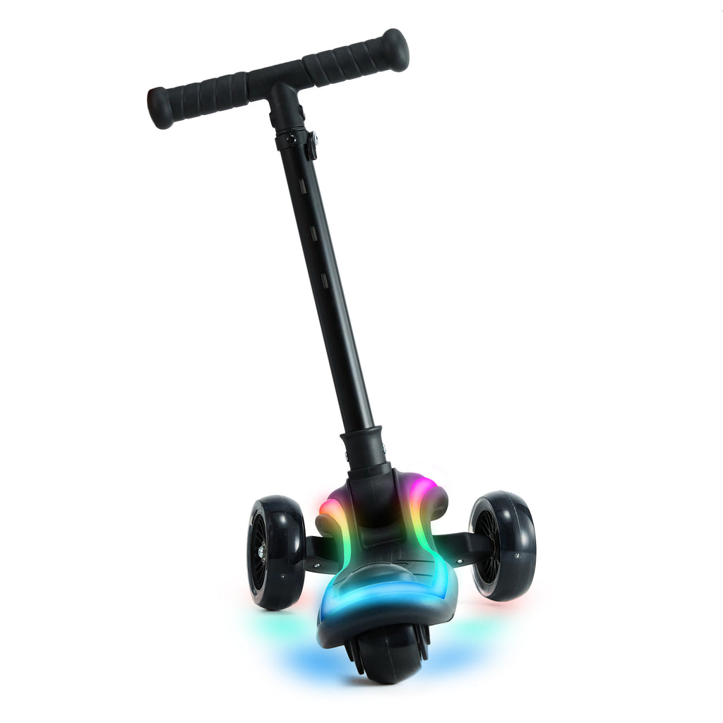 Raket Three-Wheel LED Scooter Black