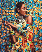 Peinture Par Numéros - Femme En Habits Traditionnels