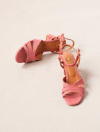 Sandalias tacón Elea - Rosa - Mujer