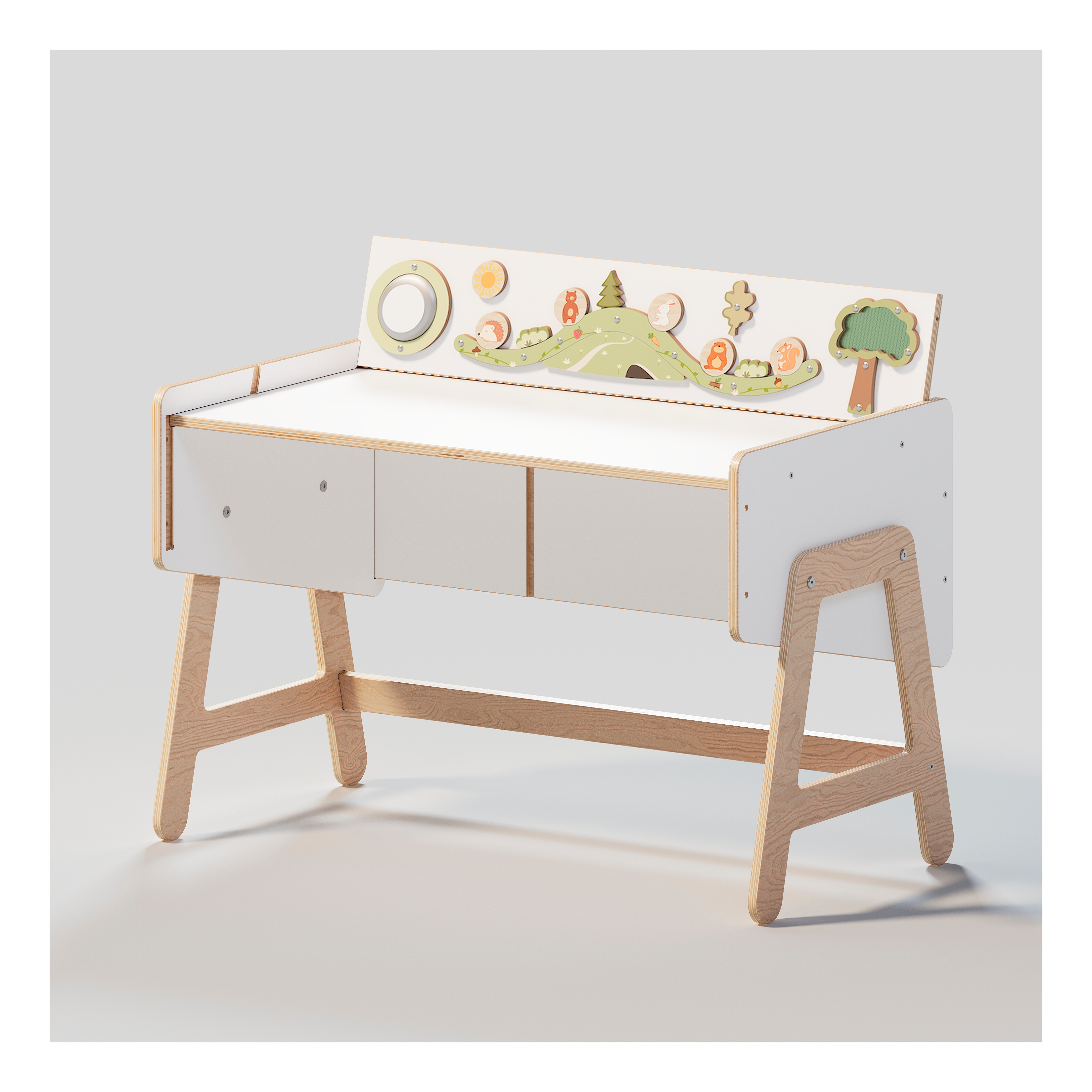 2-In-1 Toy Shelf & Table – Lilu