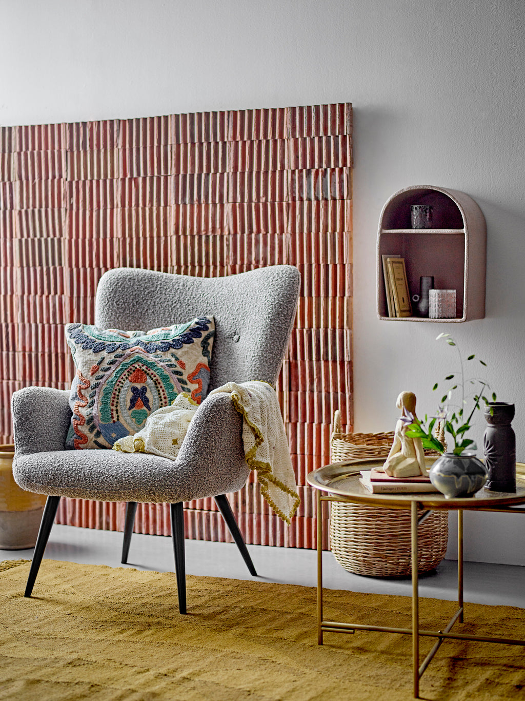 Zola - Rug - Brown - Wool