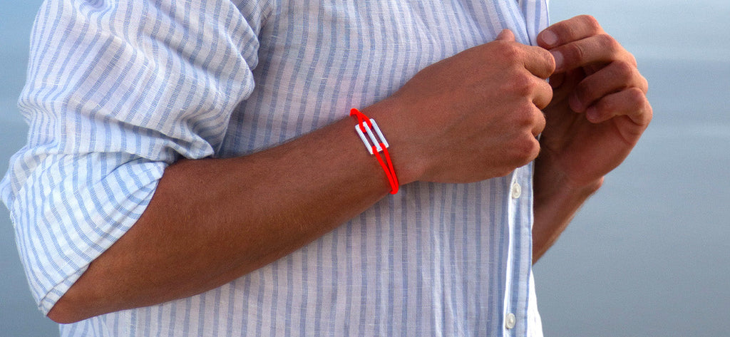 Bracelet Musa - Beige & Bleu