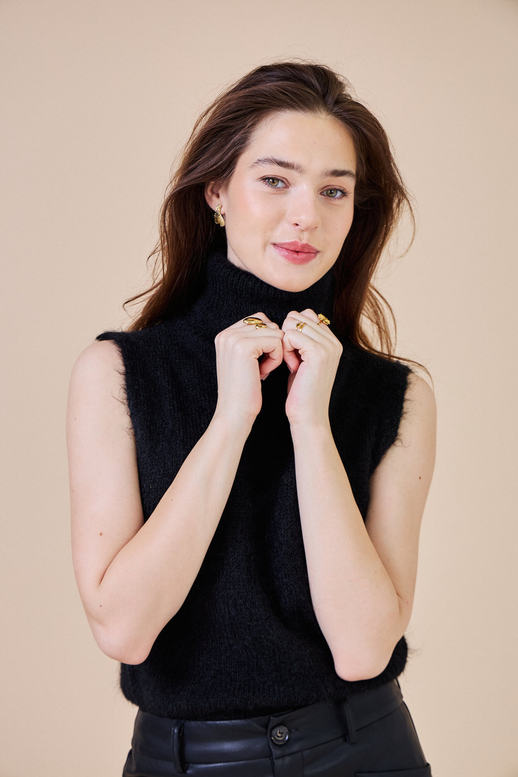 Sweter - Czarny