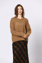 Sweter - Brązowy