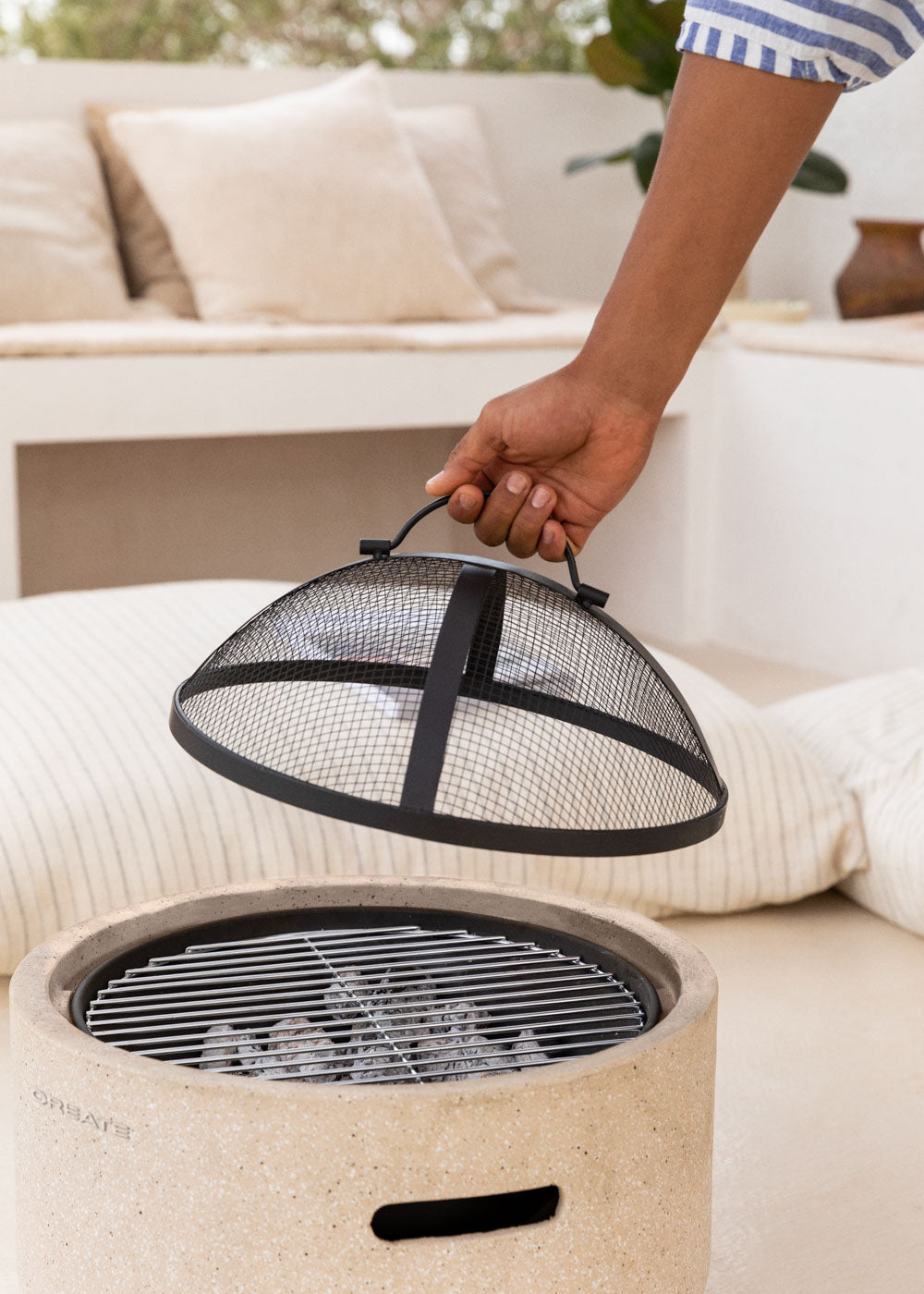 Fire Bowl Grill - Brasero D'Extérieur Avec Grill - Exclusive