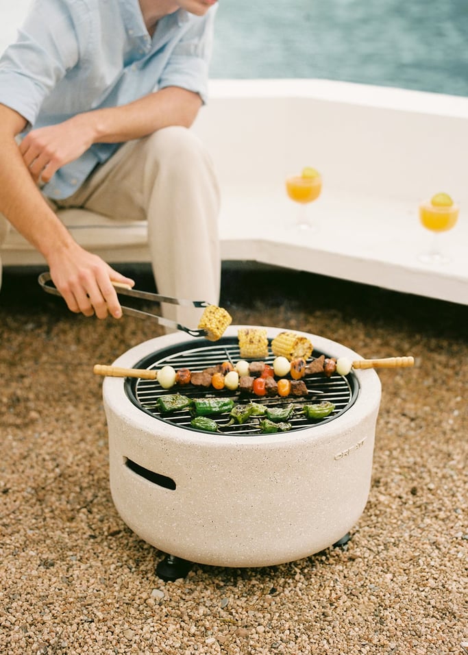 Fire Bowl Grill - Brasero D'Extérieur Avec Grill - Exclusive