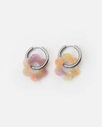 Boucles D'Oreilles Baby Fleurette - Rose Orangé