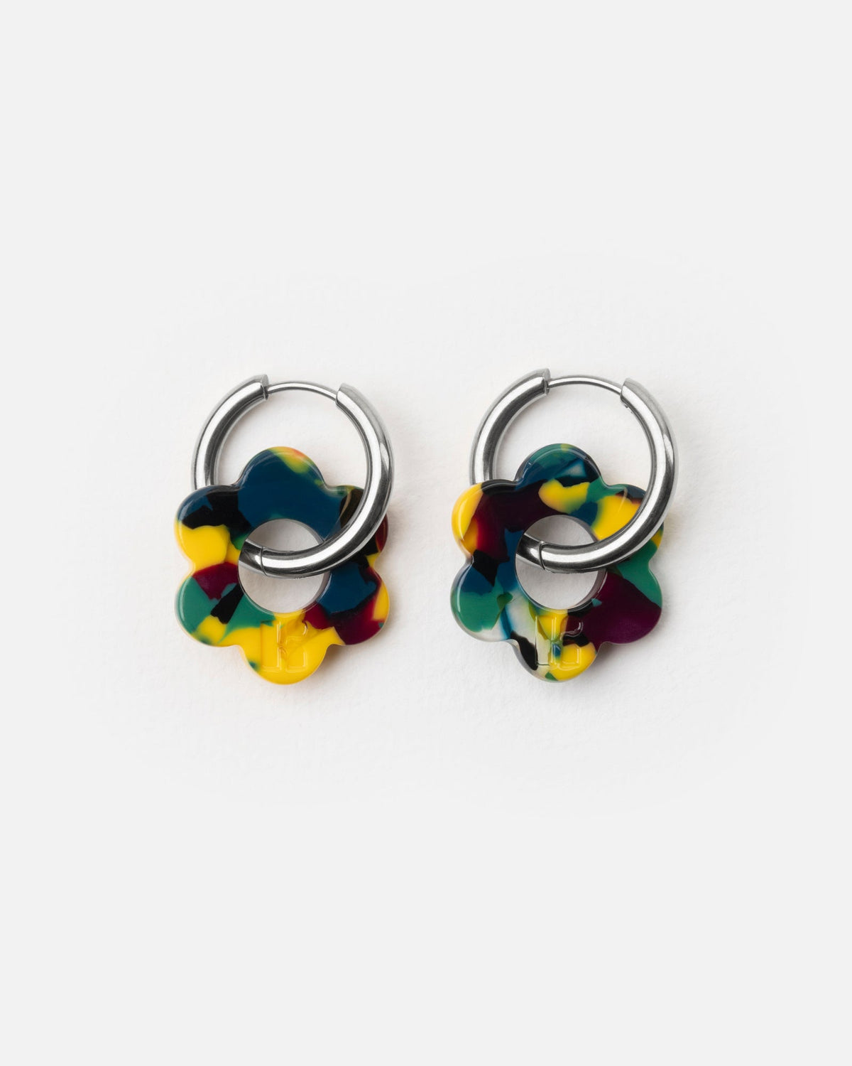 Baby Fleurette Earrings - Camo