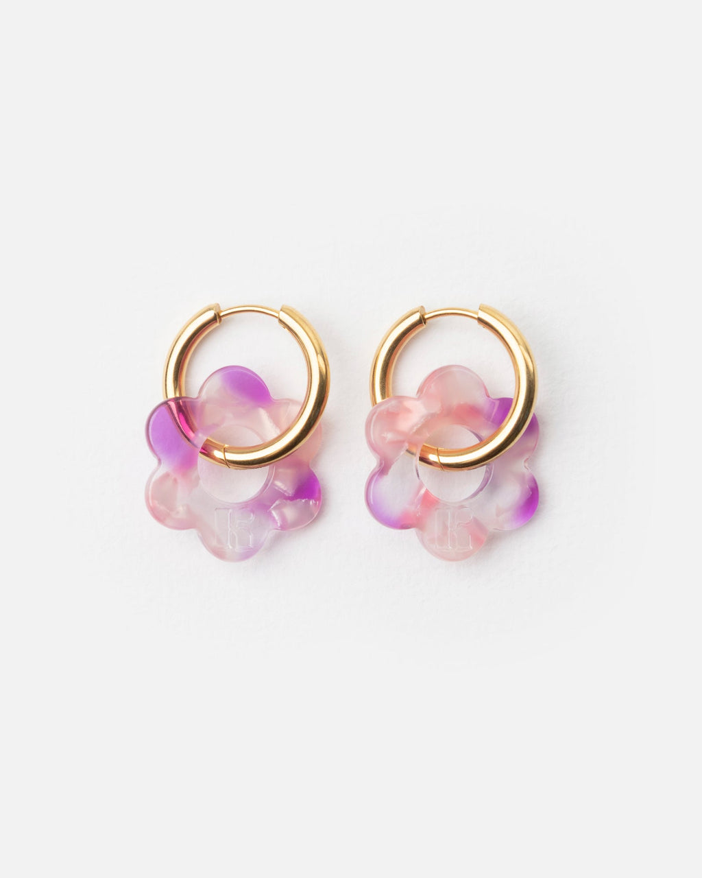 Baby Fleurette Øreringe - Pink
