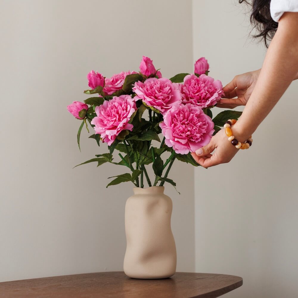 Pivoine Rose Foncé