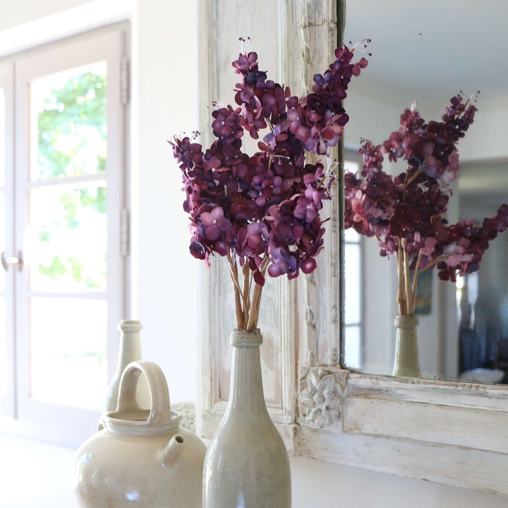 Hortensia Paniculé En Papier Violet