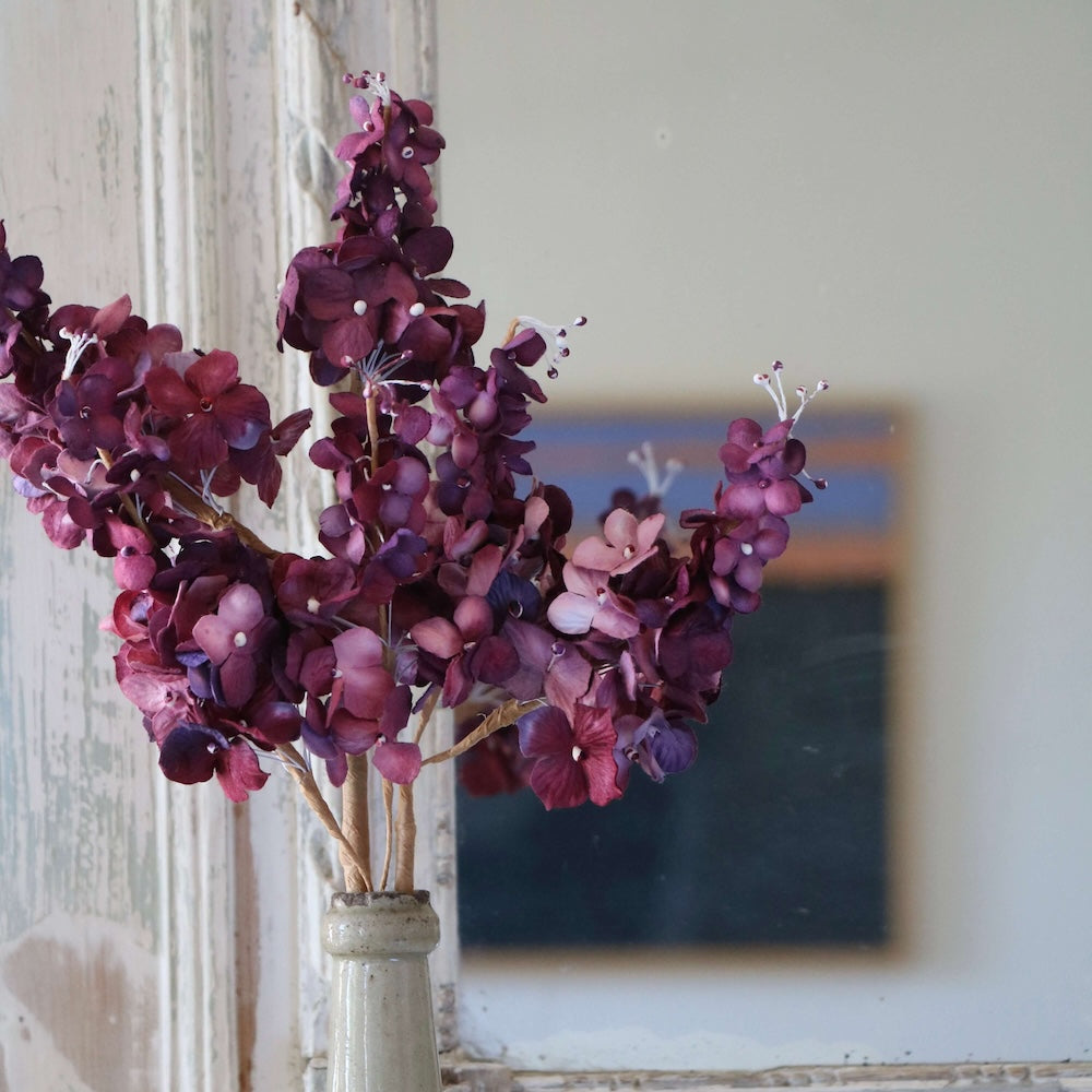 Hortensia Paniculé En Papier Violet