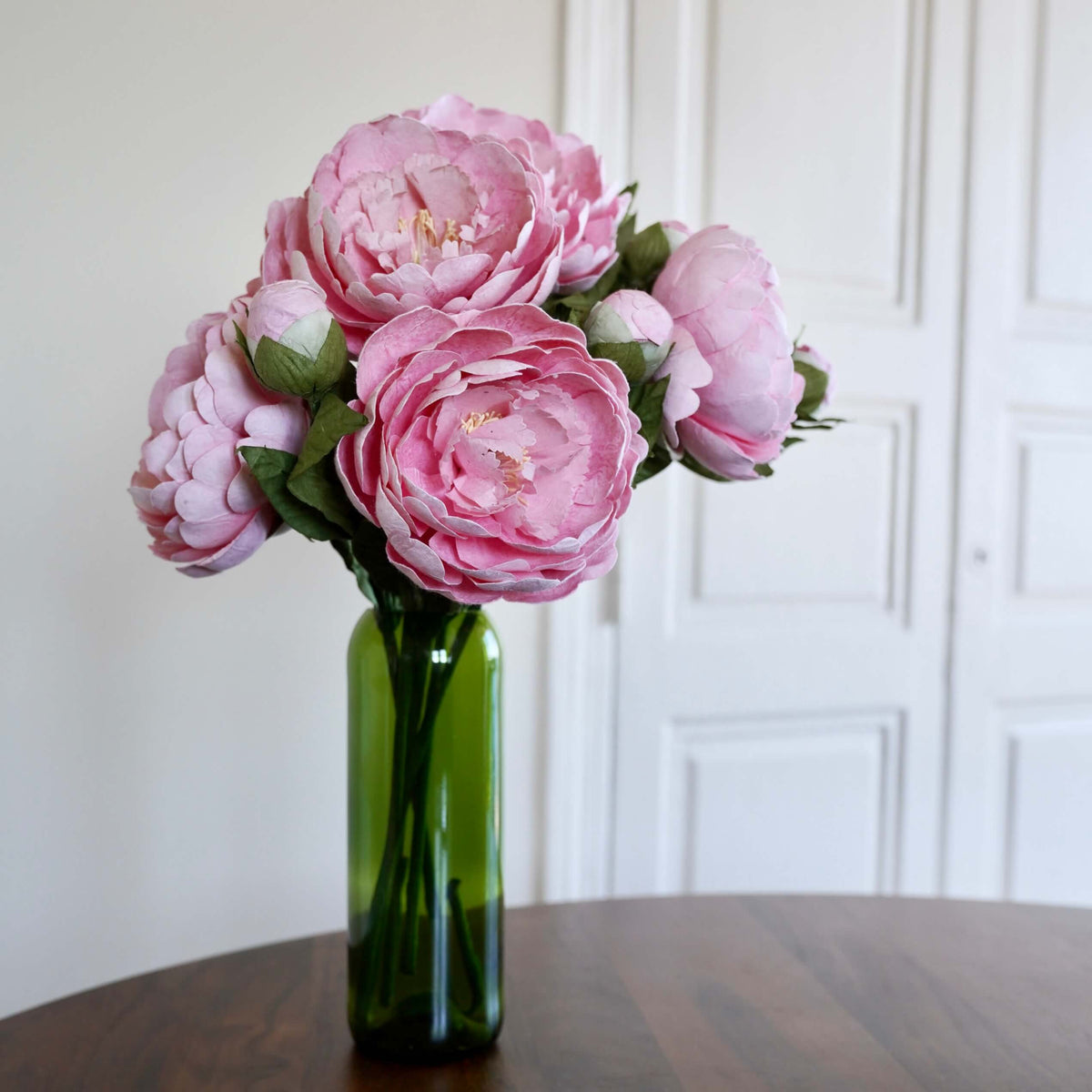 Grande Pivoine En Papier Rose Clair