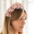 Serre Tête En Papier Rose L