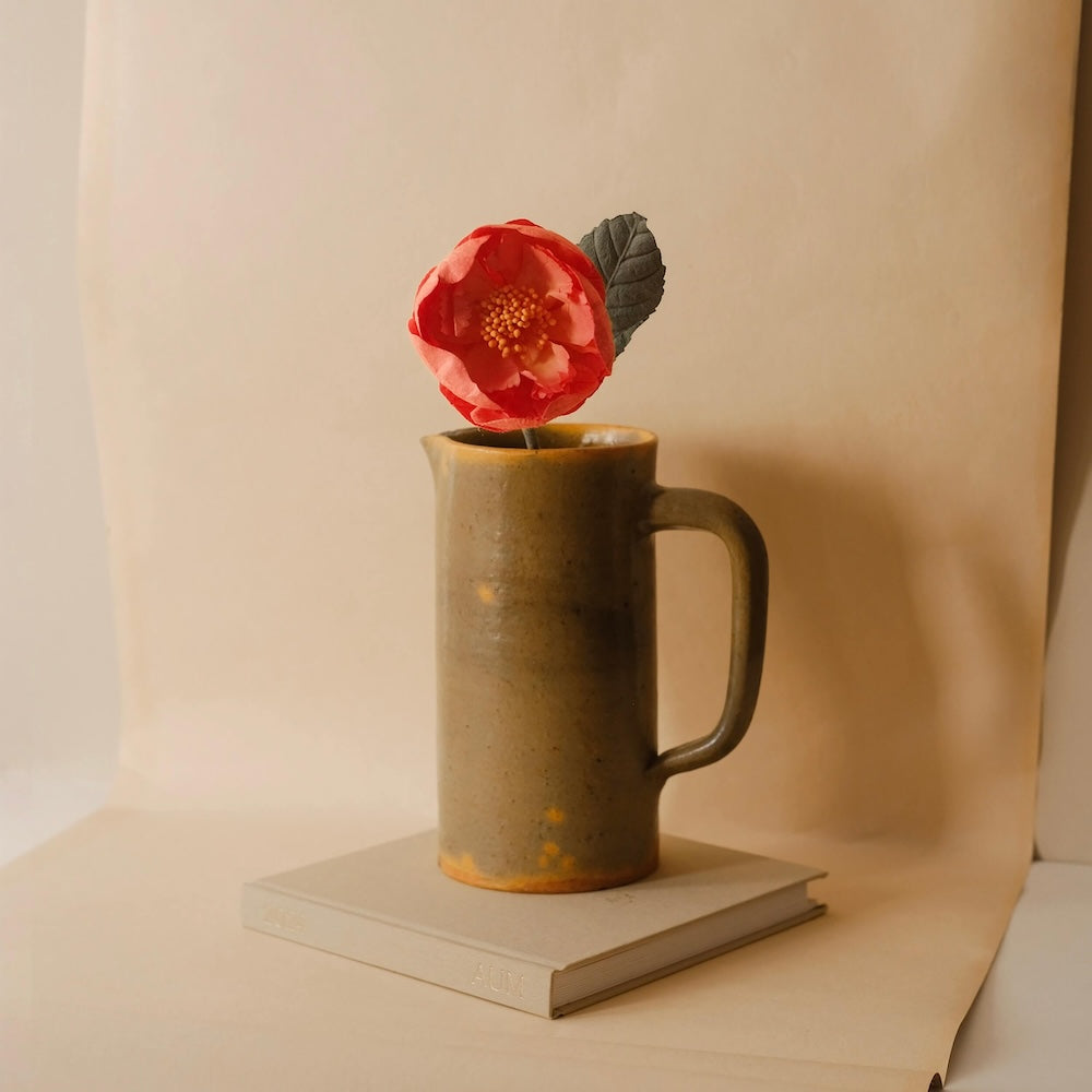 Pivoine De Jardin En Papier Corail