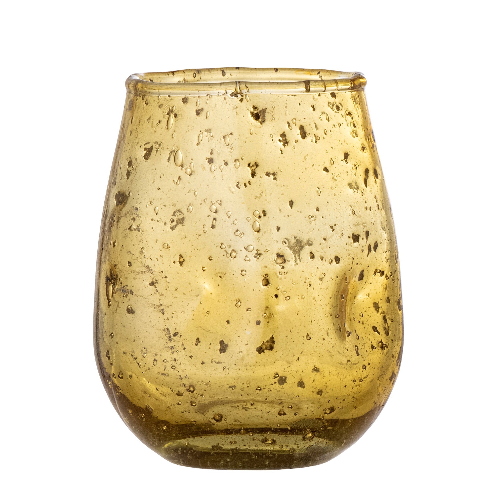 Henrike - Lot de 8 Photophores - Marron - Verre