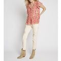 Berenice - Blouse Saumon Et Orange