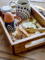 Shama - Lot de 6 Tasses À Expresso - Bleu - Grès