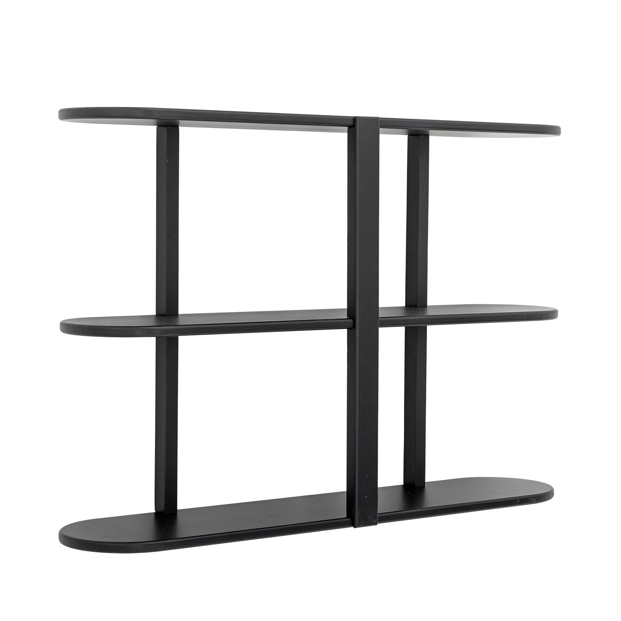 Vicente - Estantería - Negro - Mdf
