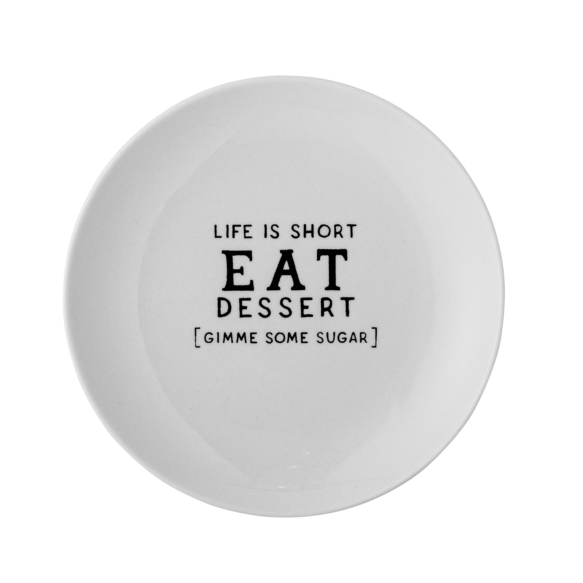 Wendy - Lote de 6 Platos - Blanco - Gres