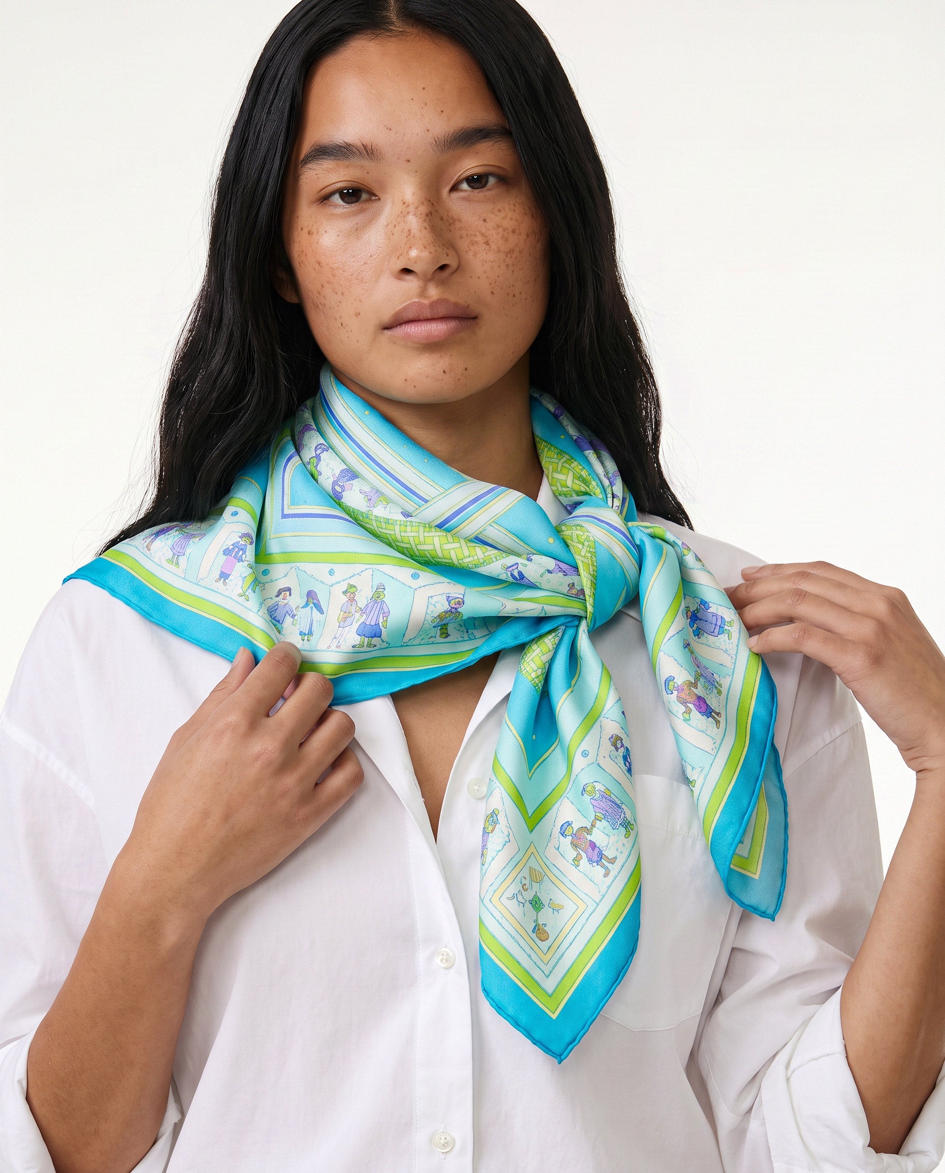 Foulard Hermès Carré 90 Donner La Main