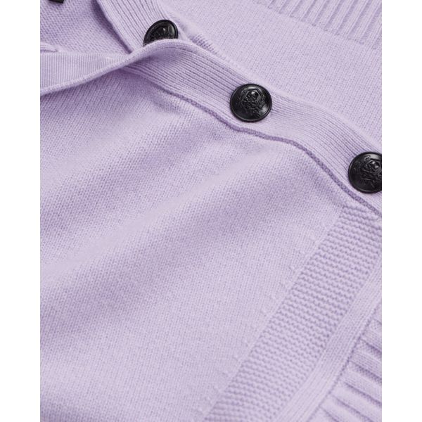 The Kooples - Funnel Neck Sweater With Buttoned Placket