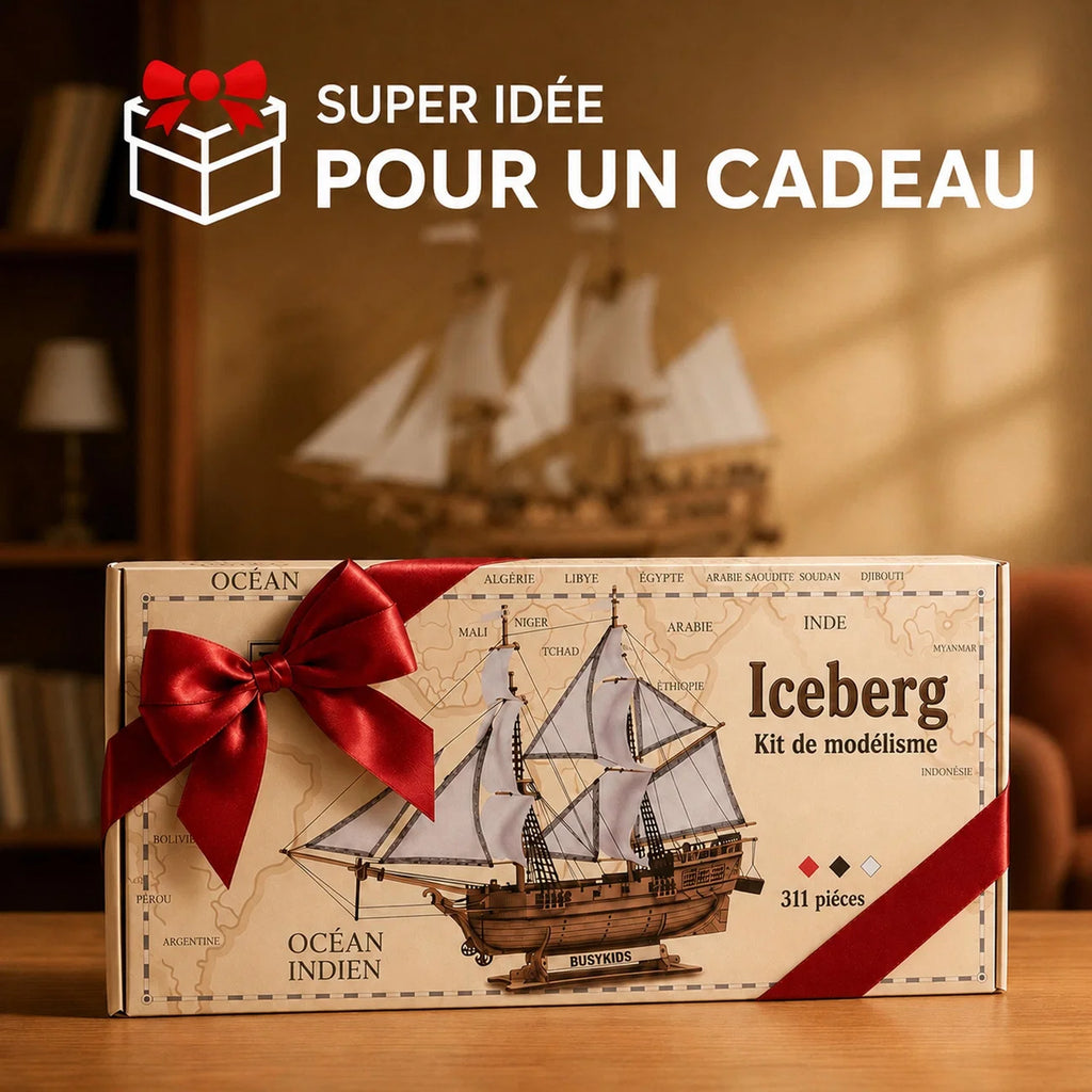 Puzzle 3D Iceberg – Madera
