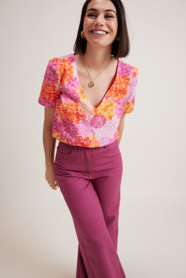 Top Francesca Peony Bomb
