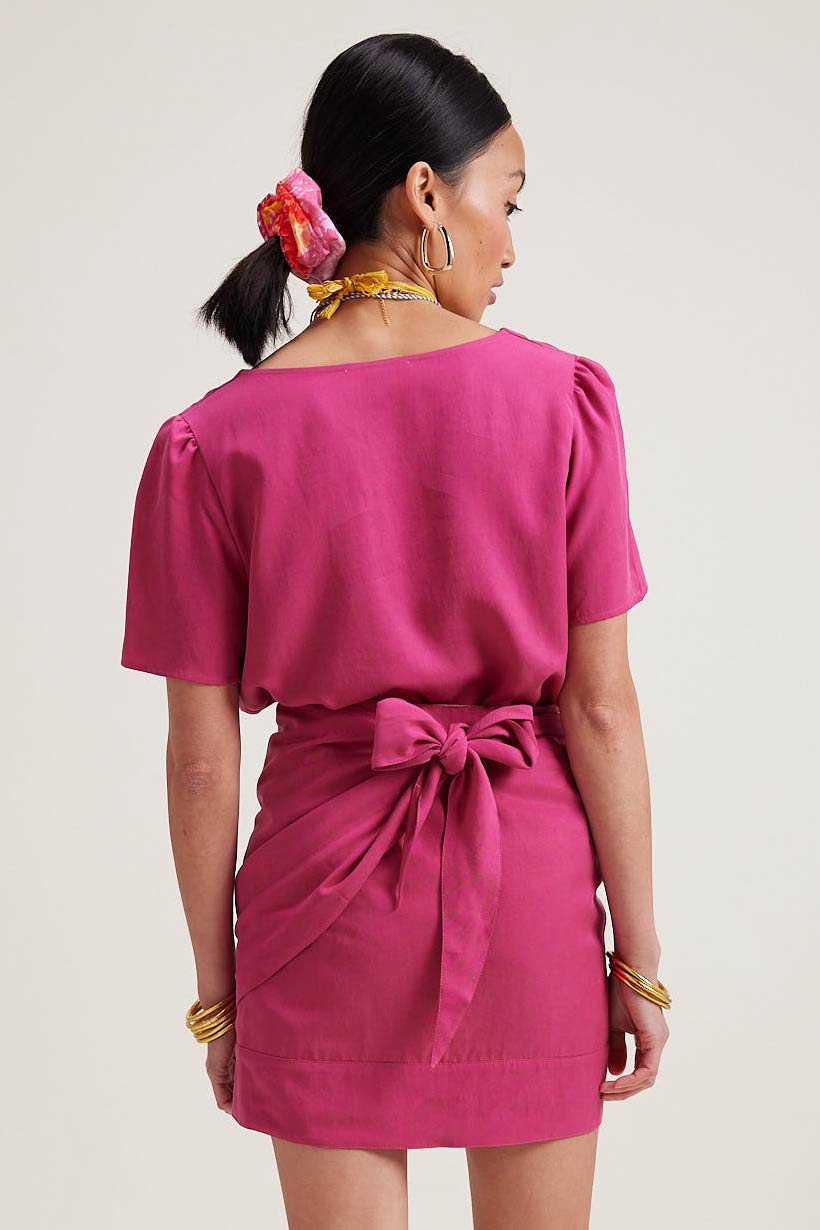 Falda Margaux Magenta
