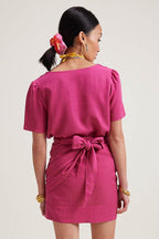 Falda Margaux Magenta