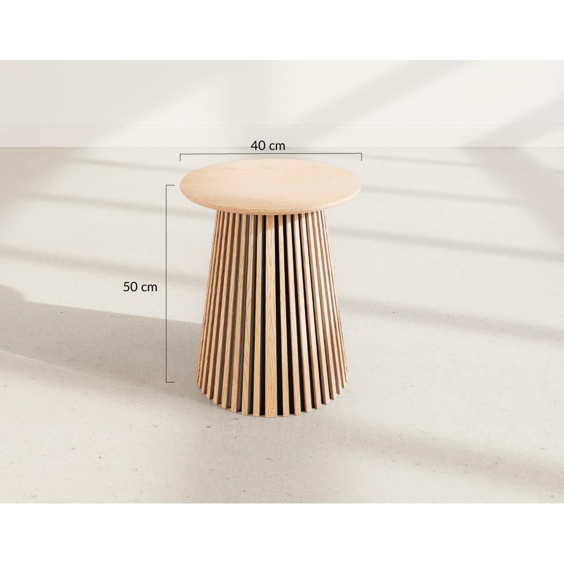 Freya - Bout De Canapé - 40 Cm - Bois