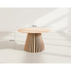 Freya - Table Basse - 78 Cm - Marron