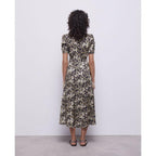 The Kooples - Vestido Largo Estampado Con Botones - Mujer
