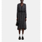 The Kooples - Vestido camisero - Negro - Mujer