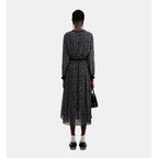 The Kooples - Vestido camisero - Negro - Mujer