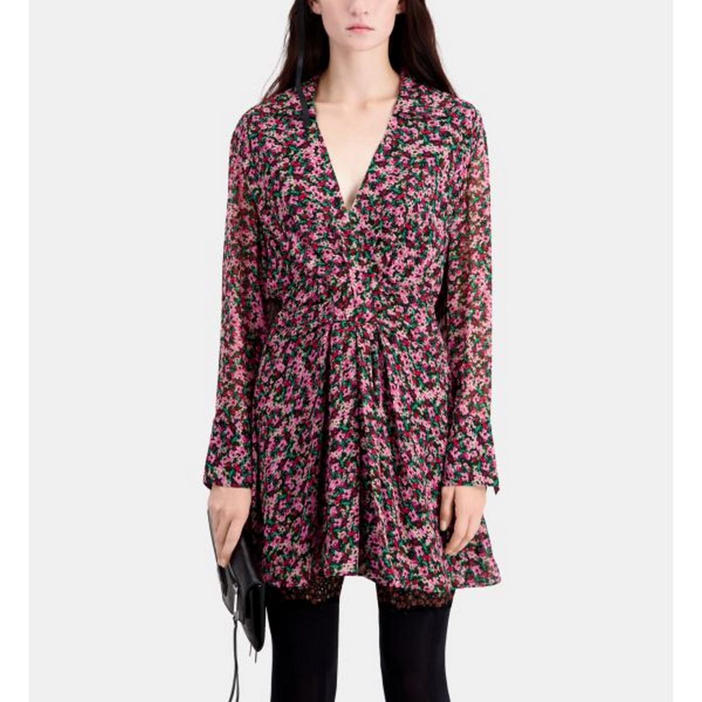 The Kooples - Robe Patineuse - Noir - Femme