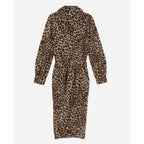 The Kooples - Robe Fourreau En Soie - Beige - Femme