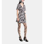 Wrap Dress - Black - Women