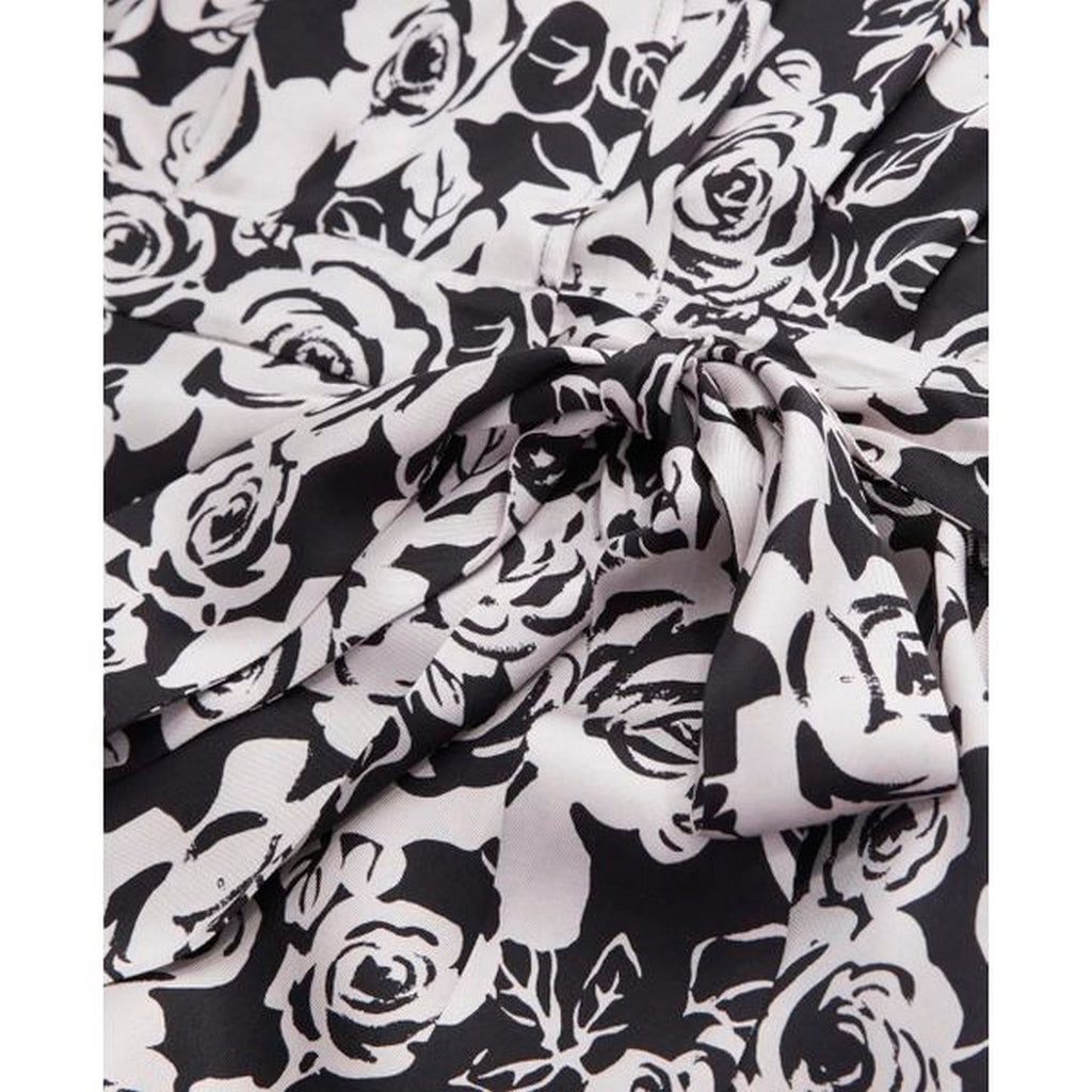 Wrap Dress - Black - Women
