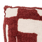 Olica - Cojín - Rojo - Algodón Oeko-Tex®