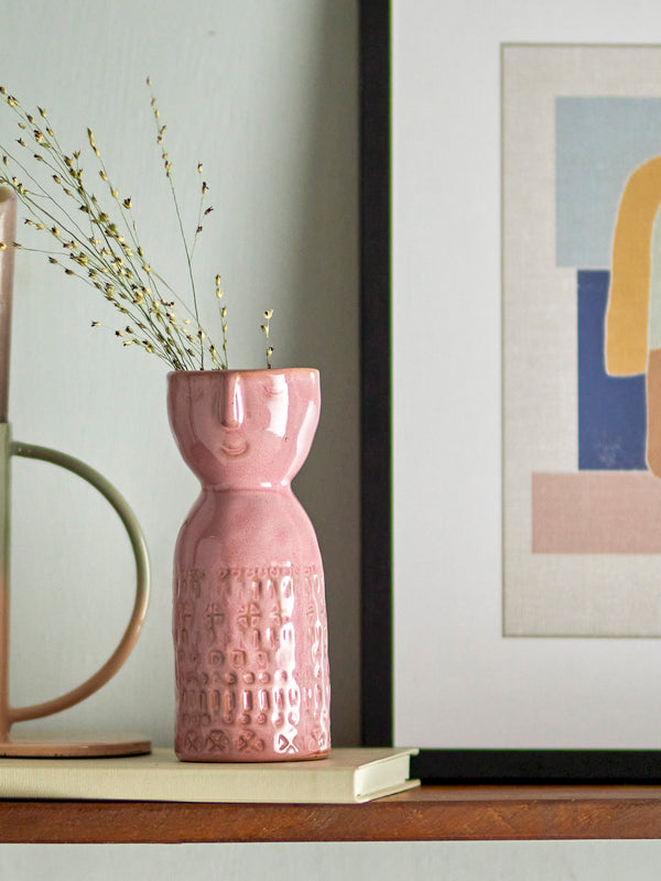 Embla - Vase - Rose - Grès