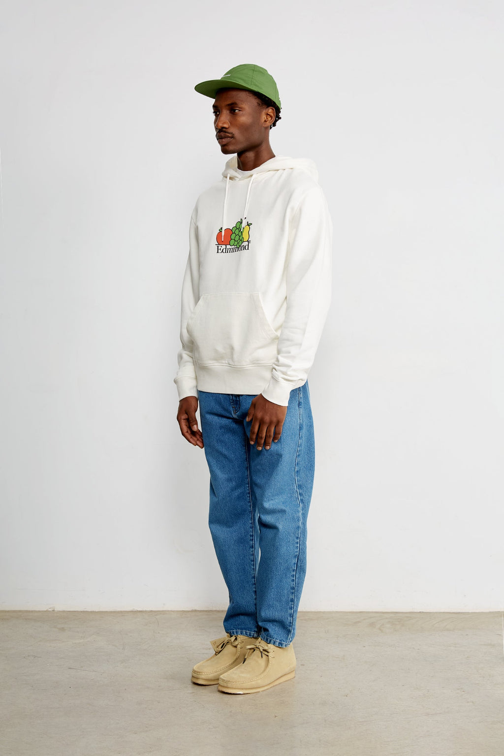 Sudadera Liso Frutas Blanco Roto