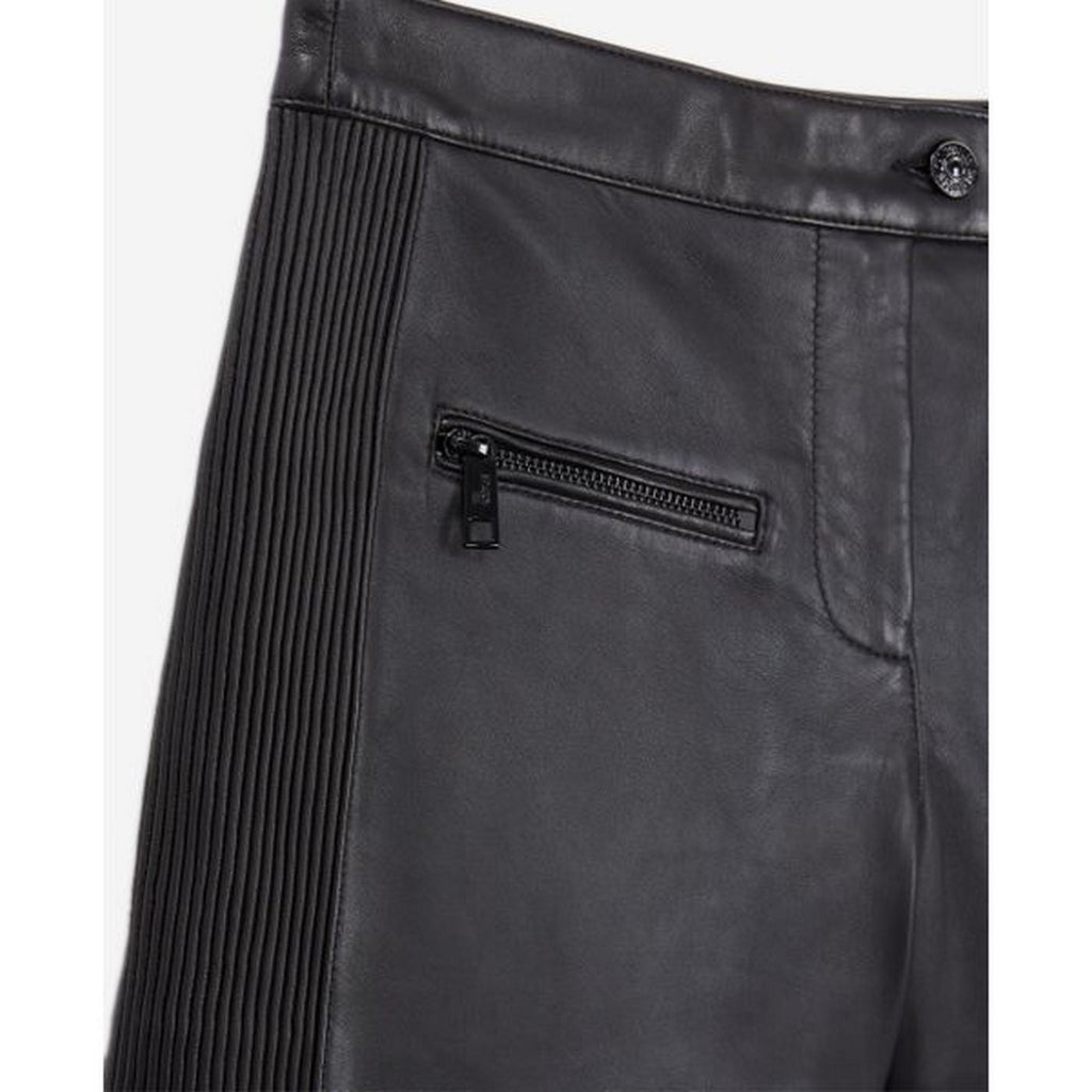 The Kooples - Short Biker De Piel - Mujer