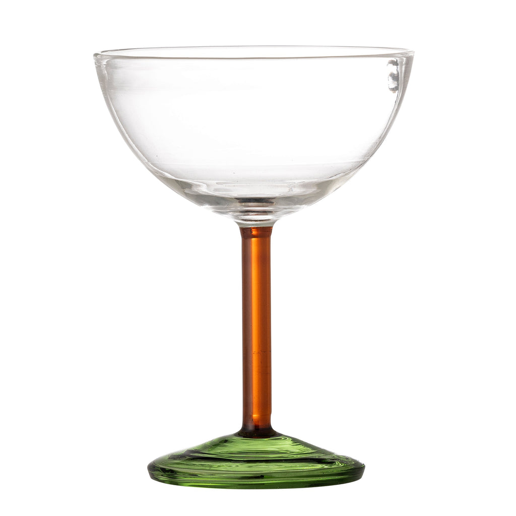Martine - Set of 6 Cocktail Glasses - Multicolour - Glass