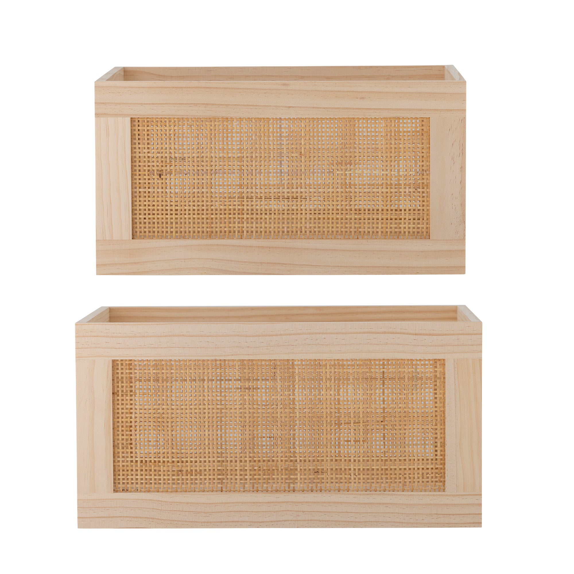 Piana - Caja De Almacenamiento - Natural - Pino Fsc®100%