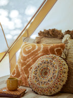 Ester - Cushion - Orange - Cotton